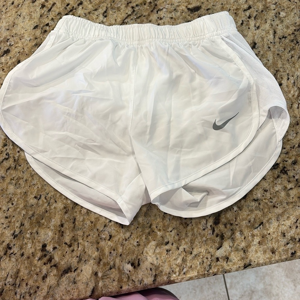 Nike Women's White Athletic Shorts